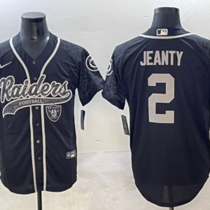 Nike Raiders 2 Ashton Jeanty Black Reflective Vapor Baseball Limited Men Jersey