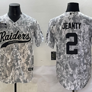 Nike Raiders 2 Ashton Jeanty Camo Vapor Baseball Limited Men Jersey
