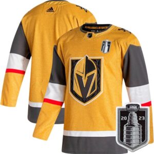 Knights Blank Gold 2023 Stanley Cup Final Men Jersey