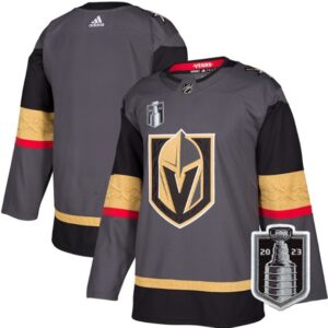 Knights Blank Gray 2023 Stanley Cup Final Men Jersey