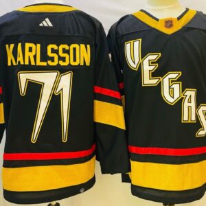 Knights 71 William Karlsson Black 2022-23 Retro Adidad Men Jersey