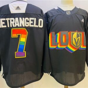 Knights 7 Alex Pietrangelo 2022 Black Pride Night Men Jersey