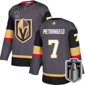 Knights 7 Alex Pietrangelo Gray 2023 Stanley Cup Final Men Jersey