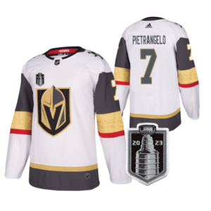 Knights 7 Alex Pietrangelo White 2023 Stanley Cup Final Men Jersey