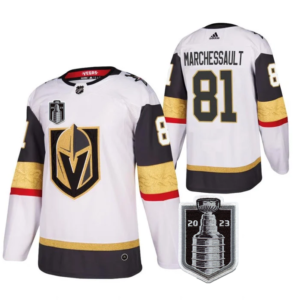 Knights 81 Jonathan Marchessault White 2023 Stanley Cup Final Men Jersey