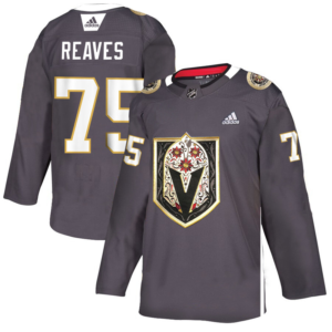 Knights 75 Ryan Reaves Gray Dia De Los Muertos Men Jersey