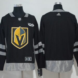 Knights Blank Black 100th Anniversary Men Jersey
