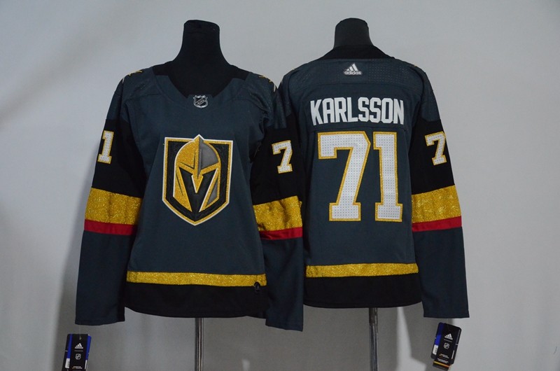 Vegas Golden Knights 71 William Karlsson Gray Youth Jersey