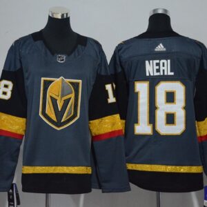 Knights 18 James Neal Gray Women Jersey