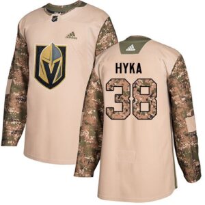 Golden Knights 38 Tomas Hyka Camo 2017 Veterans Day Men Jersey