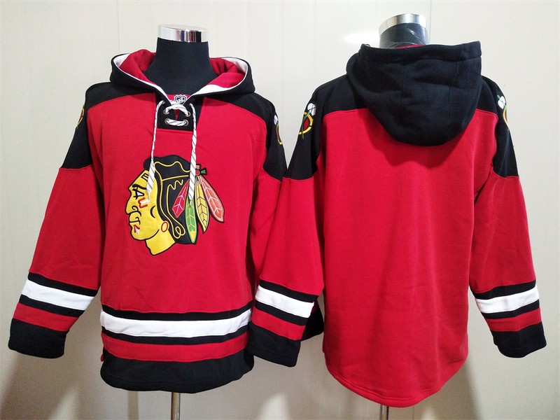 Chicago Blackhawks Blank Hoodie Sweatshirt