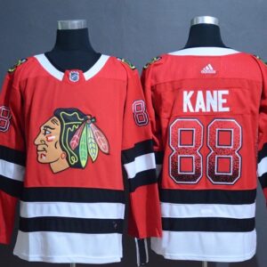 Blackhawks 88 Patrick Kane Red Drift Fashion Men Jersey