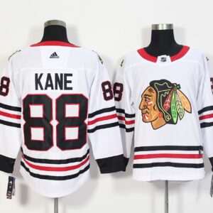 Blackhawks 88 Patrick Kane White Men Jersey