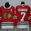 Blackhawks 7 Brent Seabrook Red Men Jersey