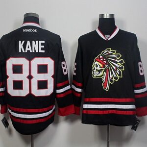 Blackhawks 88 Patrick Kane Black Skull 2016 New Reebok Men Jersey