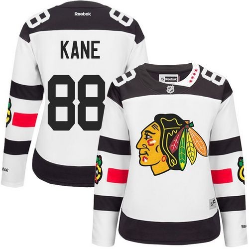 Blackhawks 88 Patrick Kane White 2016 Stadium Series Women Jersey