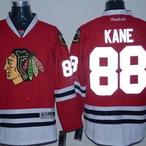 Blackhawks 88 Patrick Kane Red Reflective Version Men Jersey