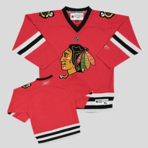 Blackhawks Blank Red Youth Jersey