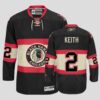 Blackhawks 2 Duncan Keith Black New Third Youth Jersey