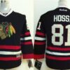 Blackhawks 81 Marian Hossa Black Youth Jersey