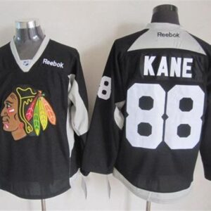 Blackhawks 88 Patrick Kane Black Practice Men Jersey