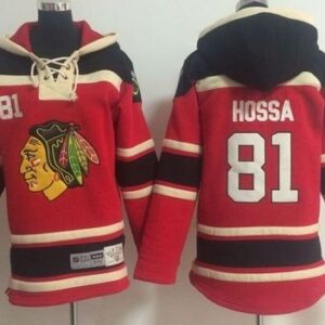 Blackhawks 81 Marian Hossa Red Youth Sweatshirt