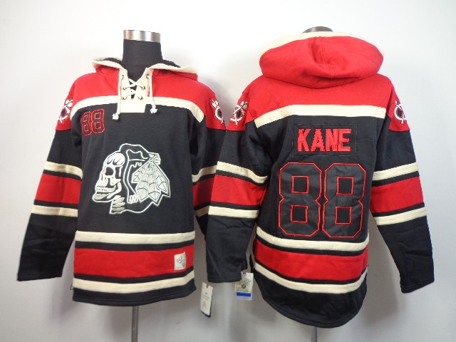 Blackhawks 88 Patrick Kane Black Ice Men Sweatshirt