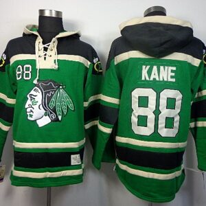 Blackhawks 88 Patrick Kane Green Men Sweatshirt