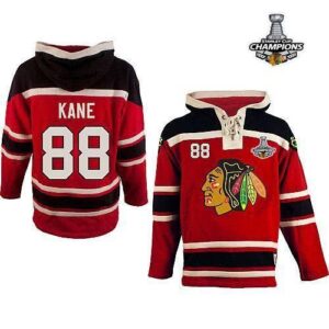 Blackhawks 88 Patrick Kane Red Men SweatshirtStanley Cup Champions Men Jersey