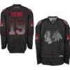 Blackhawks 19 Jonathan Toews Black Accelerator Men Jersey