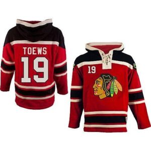 Blackhawks 19 Jonathan Toews Red Men Sweatshirt