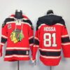 Blackhawks 81 Marian Hossa Red Men Sweatshirt