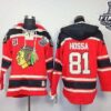 Blackhawks 81 Marian Hossa Red Men SweatshirtStanley Cup Finals Men Jersey