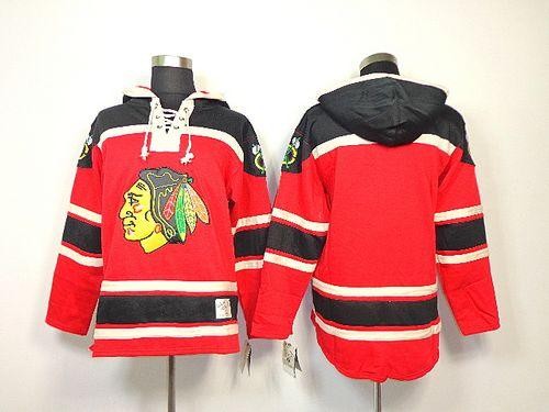 Blackhawks Blank Red Men Sweatshirt