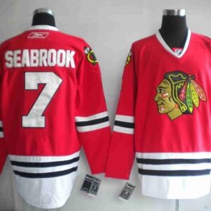 Blackhawks 7 Brent Seabrook Red Men Jersey