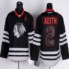 Blackhawks 2 Duncan Keith Black Ice Men Jersey