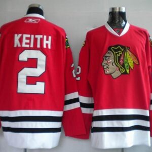 Blackhawks 2 Duncan Keith Red Men Jersey