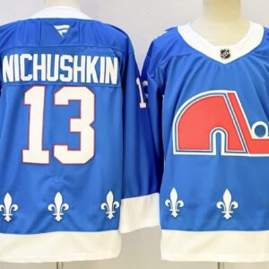 Avalanche 13 Valeri Nichushkin Blue Alternate 2025 New Men Jersey