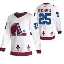 Avalanche 25 Logan O'Connor Reverse Retro White Men Jersey