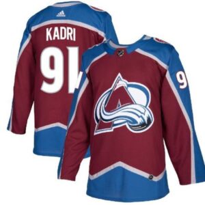Avalanche 91 Nazem Kadri Burgundy Men Jersey