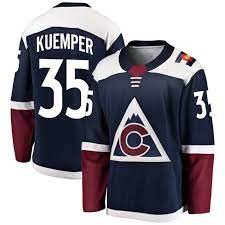 Avalanche 35 Darcy Kuemper Blue Men Jersey
