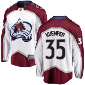 Avalanche 35 Darcy Kuemper White Men Jersey