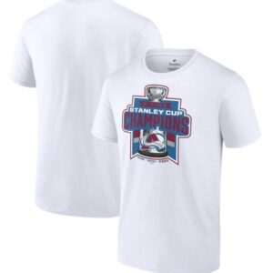 Avalanche White 2022 Stanley Cup Champions Signature Roster T-Shirt