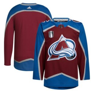Avalanche Blank Burgundy 2022 Stanley Cup Final Patch Reverse Retro Men Jersey