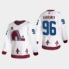 Avalanche 96 Mikko Rantanen White 2022 Stanley Cup Final Patch Reverse Retro Men Jersey