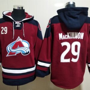 Avalanche 29 Nathan MacKinnon Navy All Men Hoodie Sweatshirt