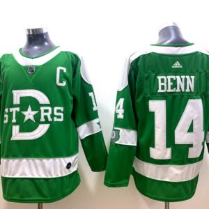 Stars 14 Jamie Benn Green 2020 Winter Classic Men Jersey