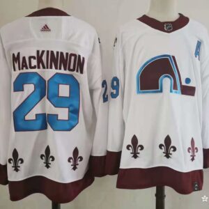 Avalanche 29 Nathan MacKinnon White 2020 New Men Jersey