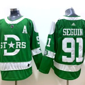 Stars 91 Tyler Seguin Green 2020 Winter Classic Men Jersey