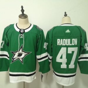 Stars 47 Alexander Radulov Green Men Jersey